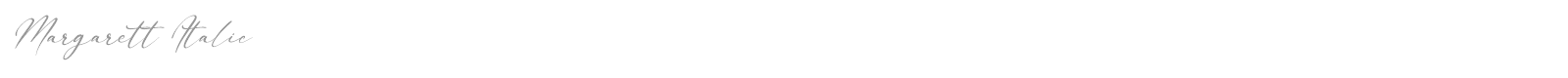 Margarett font preview